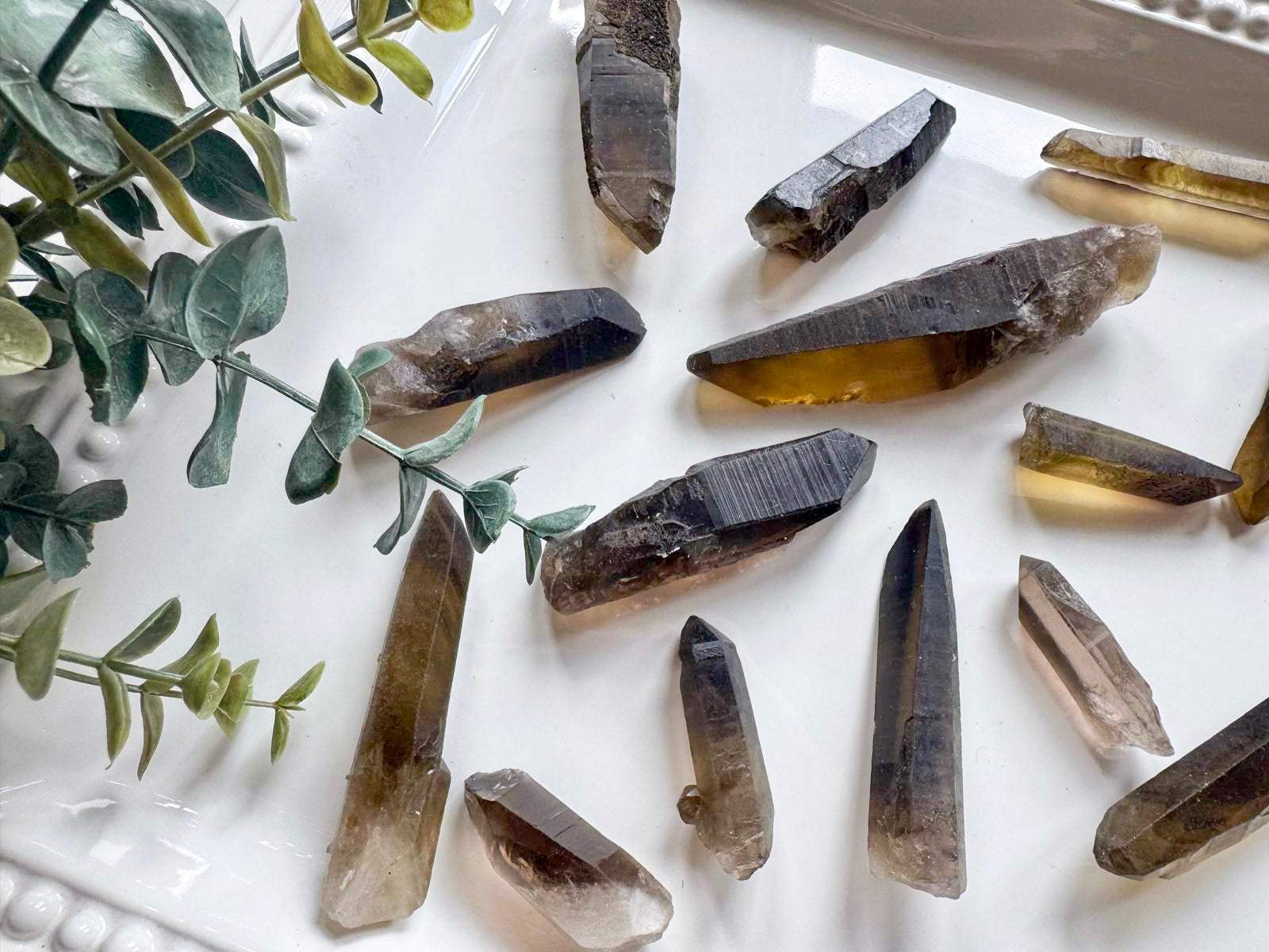 Raw Smoky Quartz Points