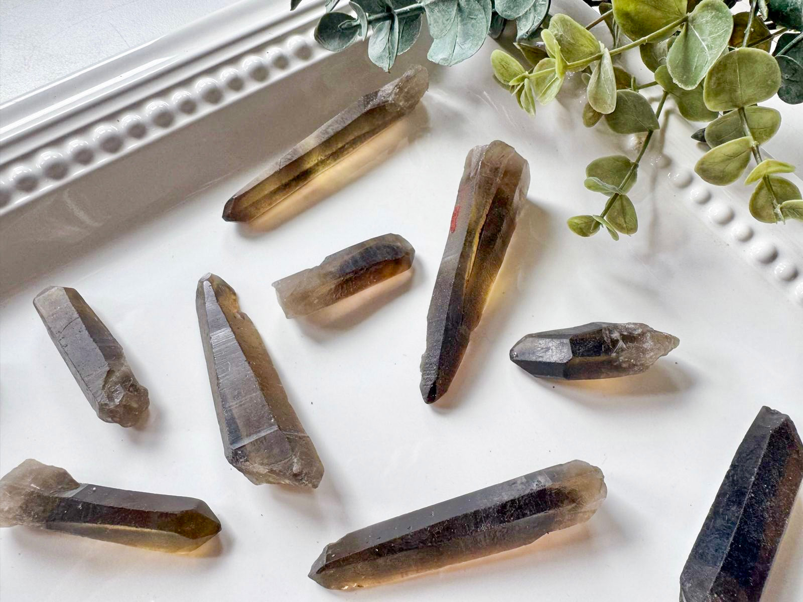 Raw Smoky Quartz Points