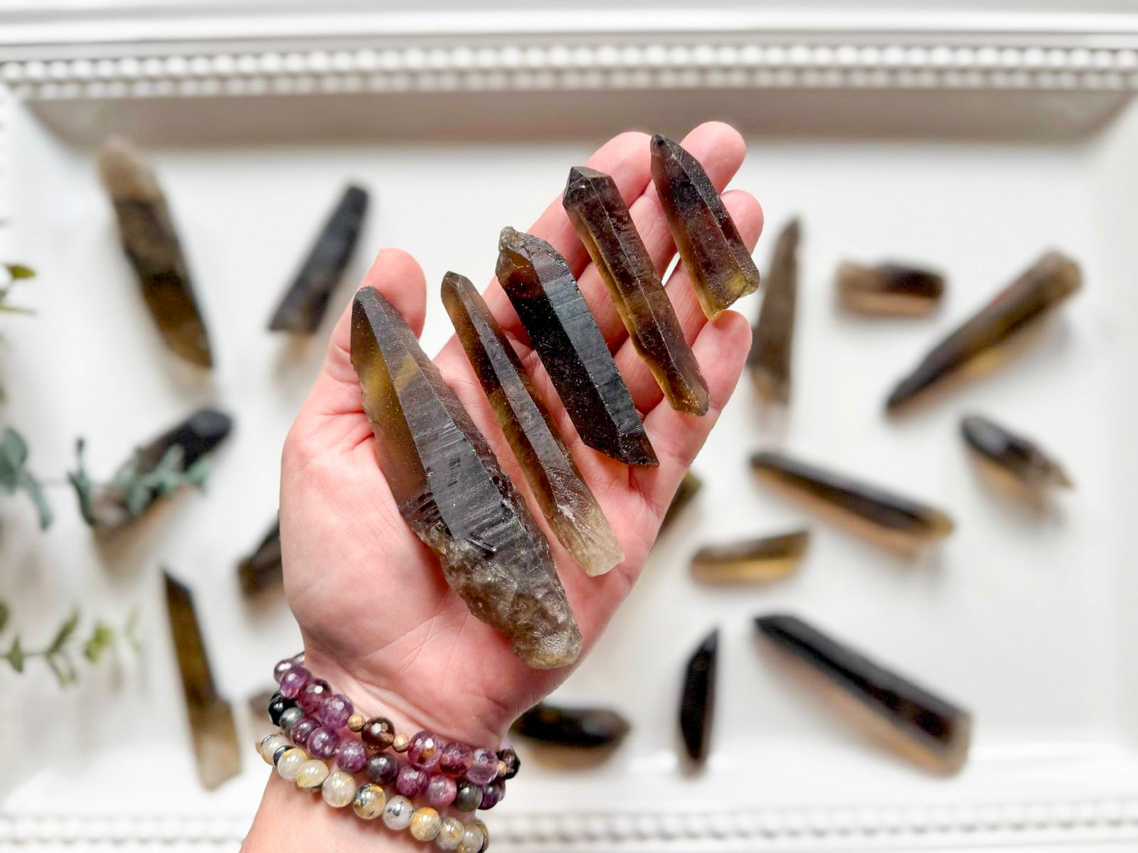 Raw Smoky Quartz Points