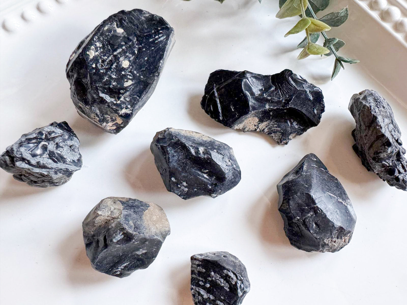 Raw Snowflake Obsidian || Utah
