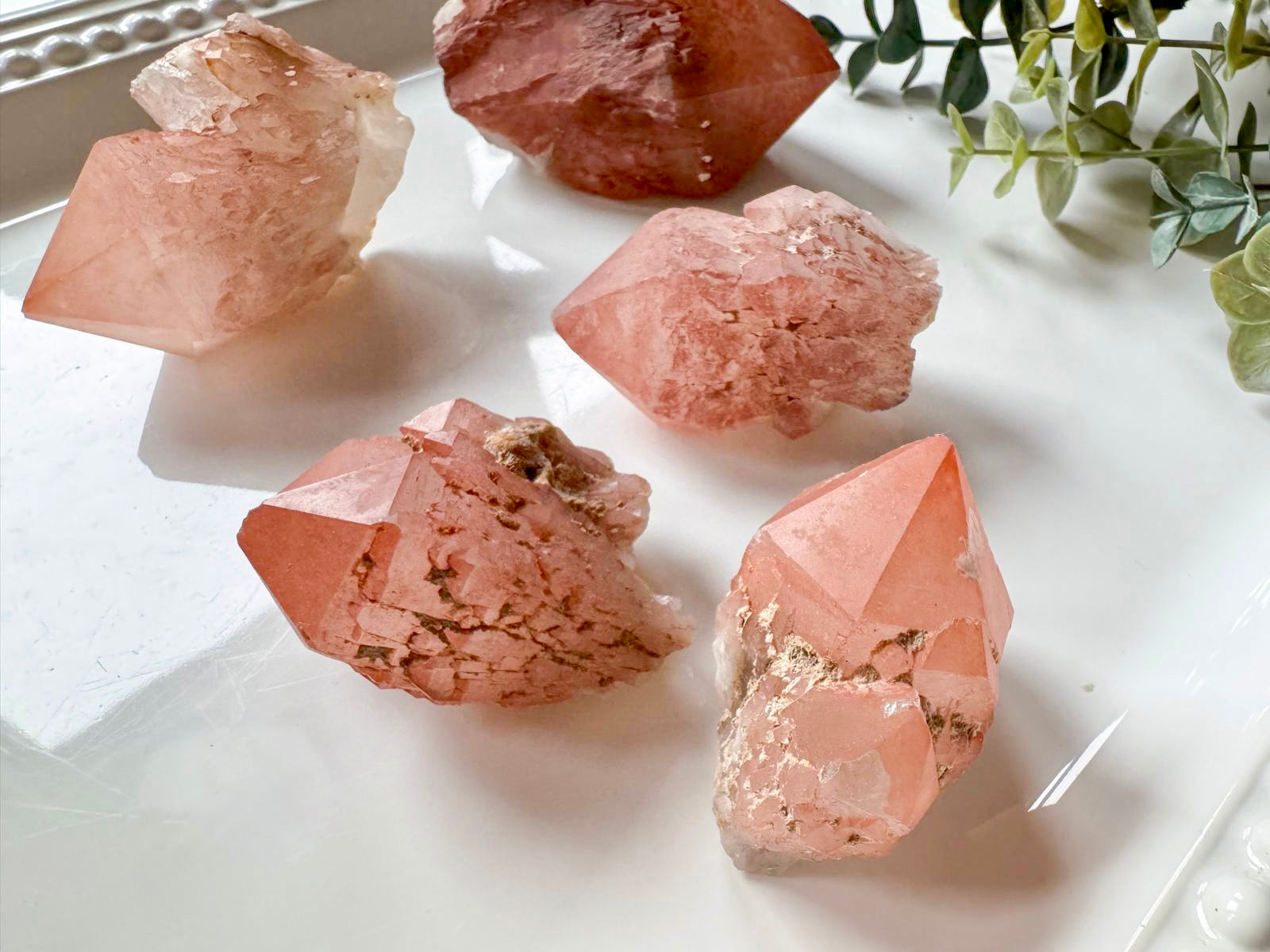 Red Hematoid Candle Quartz