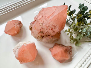 Red Hematoid Candle Quartz