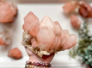 Red Hematoid Candle Quartz