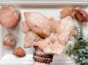 Red Hematoid Candle Quartz