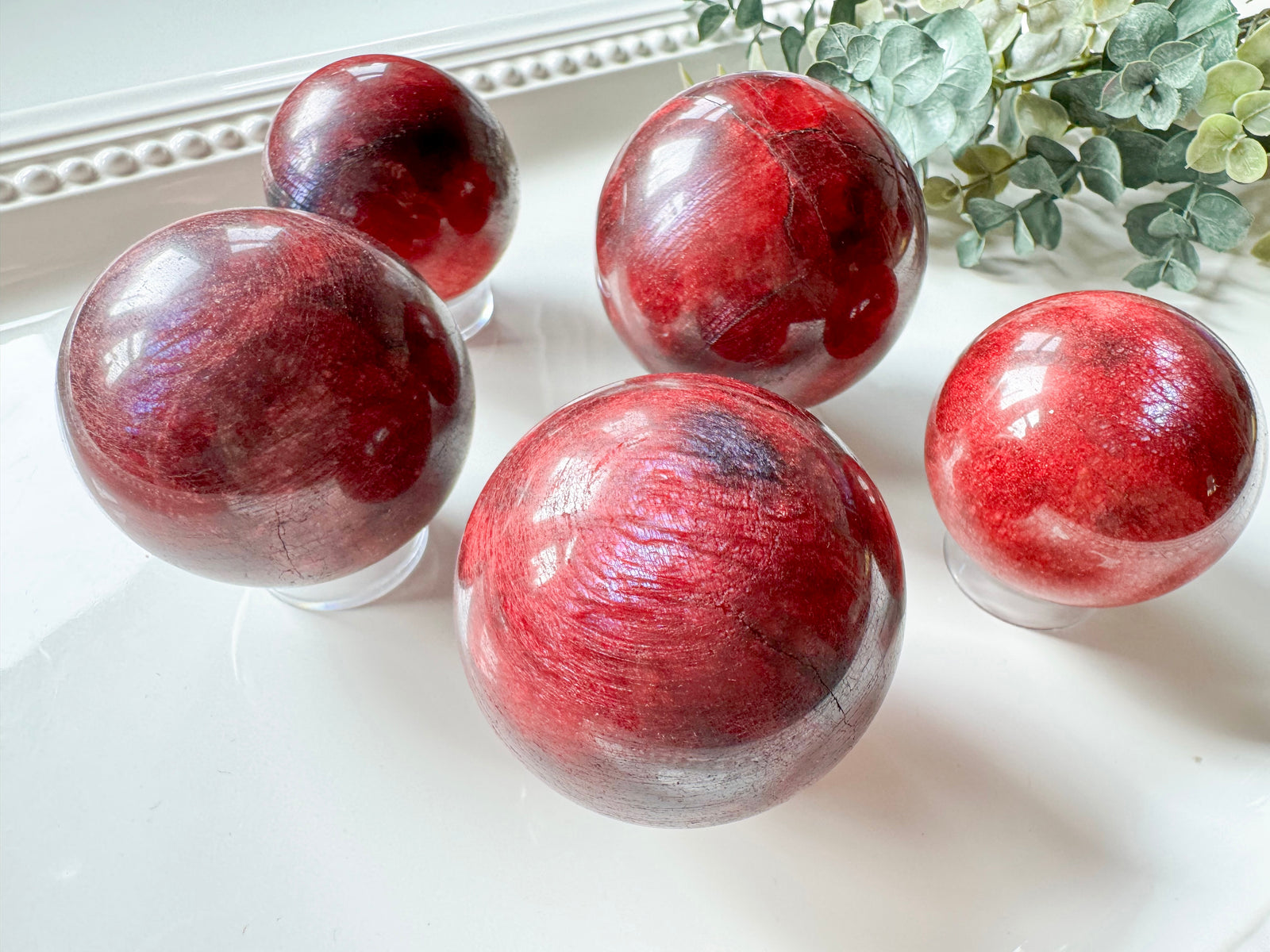 Red Moonstone Sphere