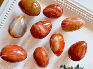 Red Sardonyx Crystal Egg