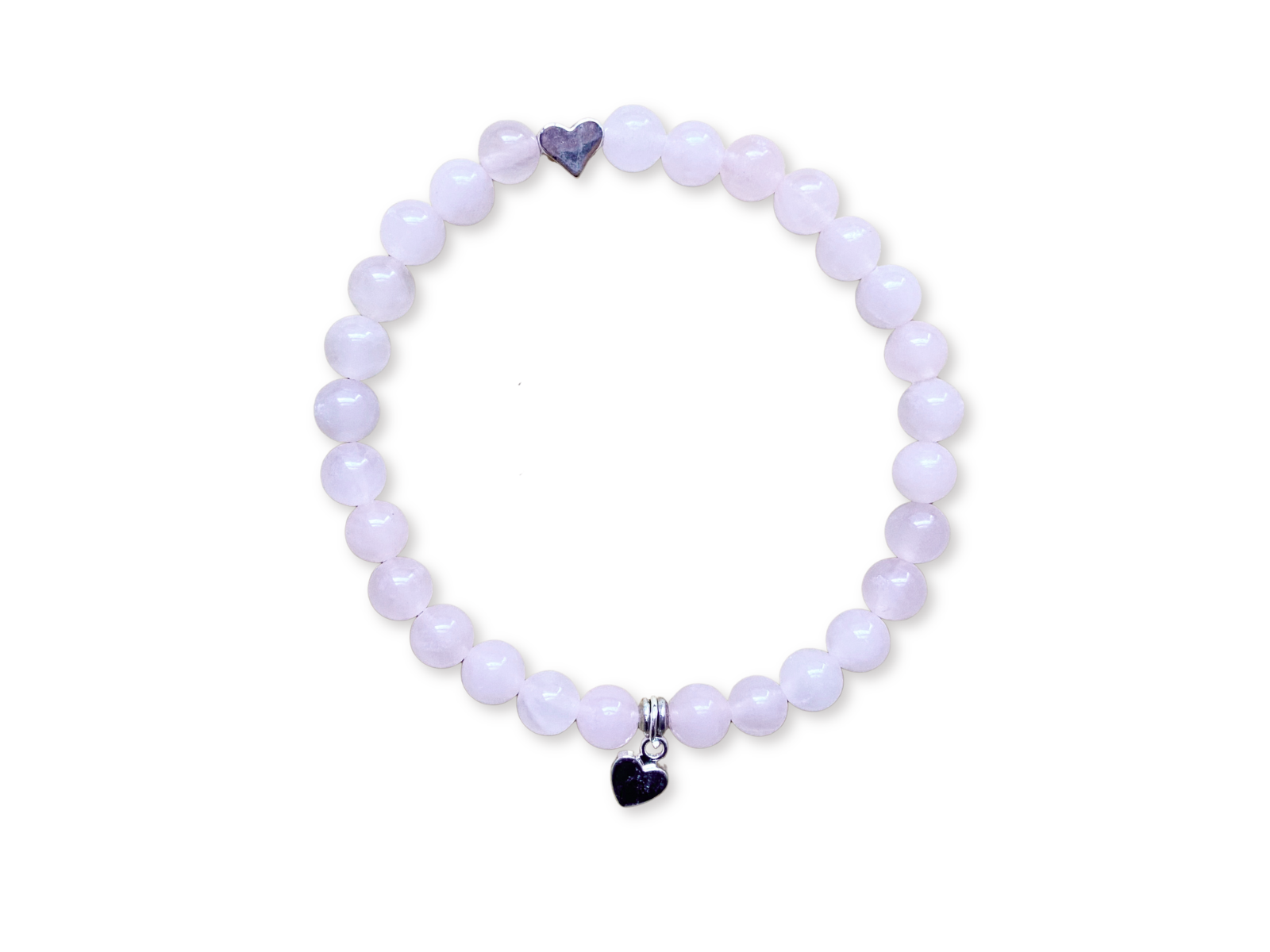 Rose Quartz || Two Hearts || Reiki Infused