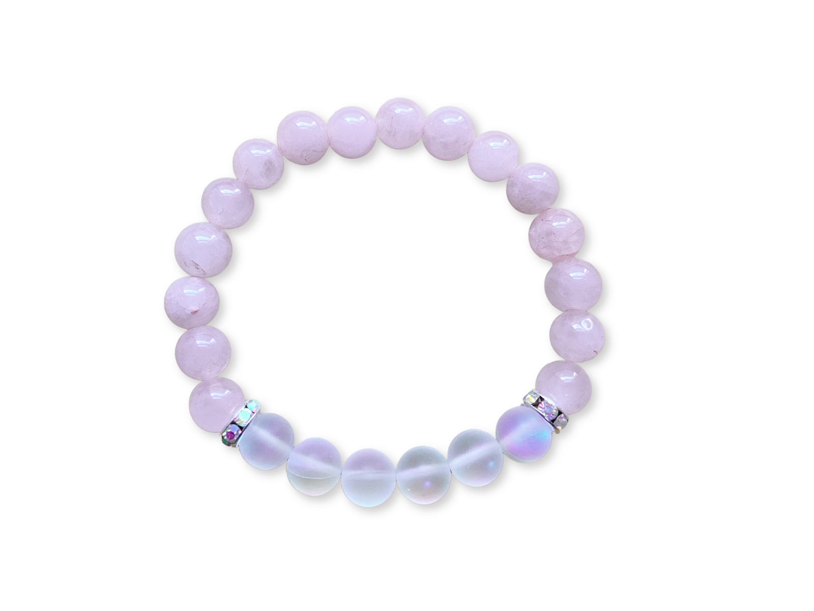 Rose Quartz & Aura Quartz || Reiki Infused