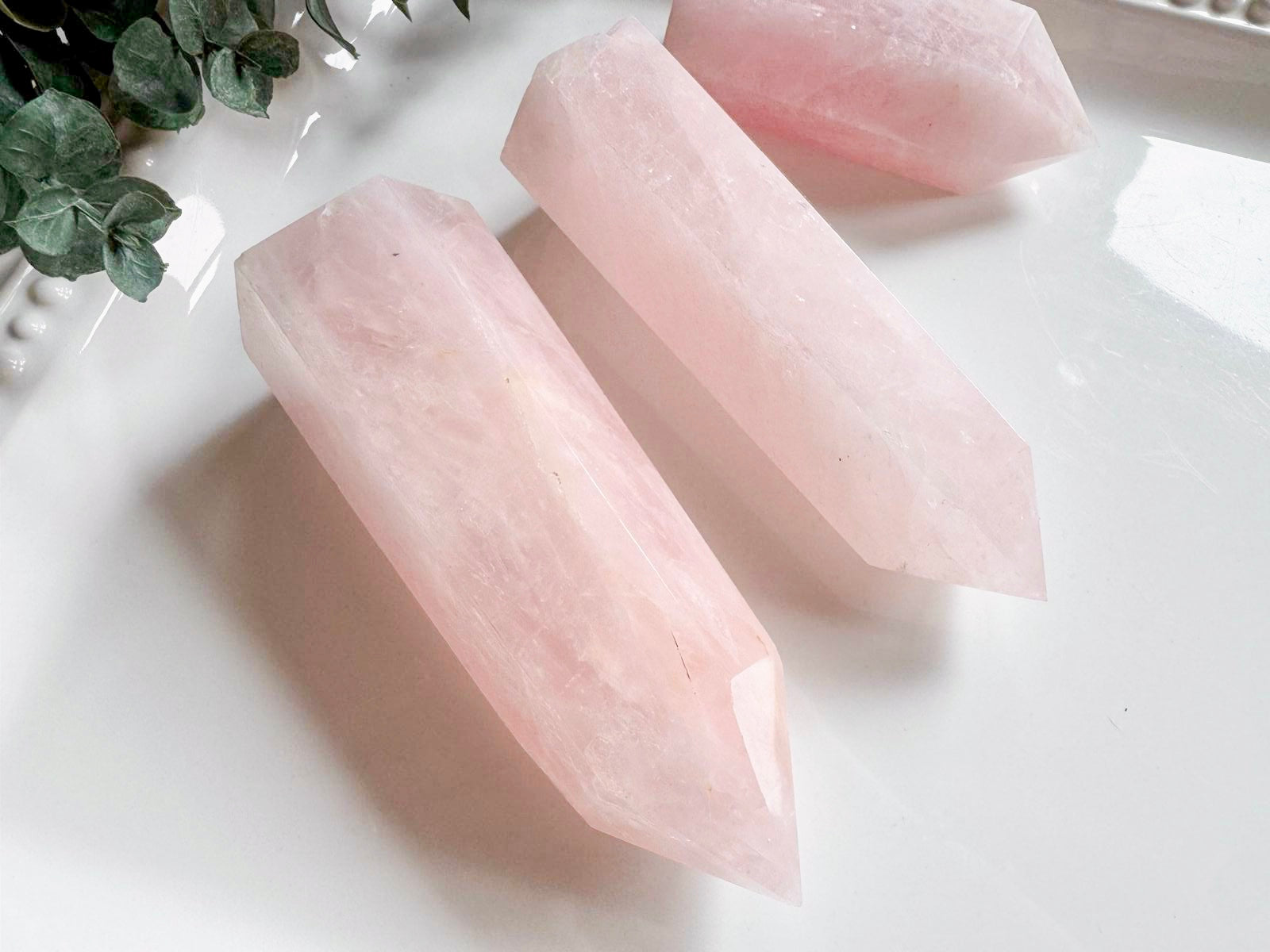 Rose Quartz Point || Large