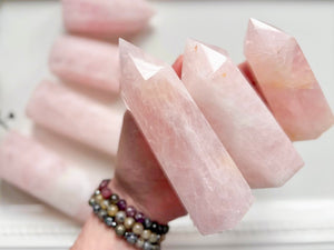 Rose Quartz Point || Large