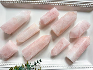 Rose Quartz Point || Large