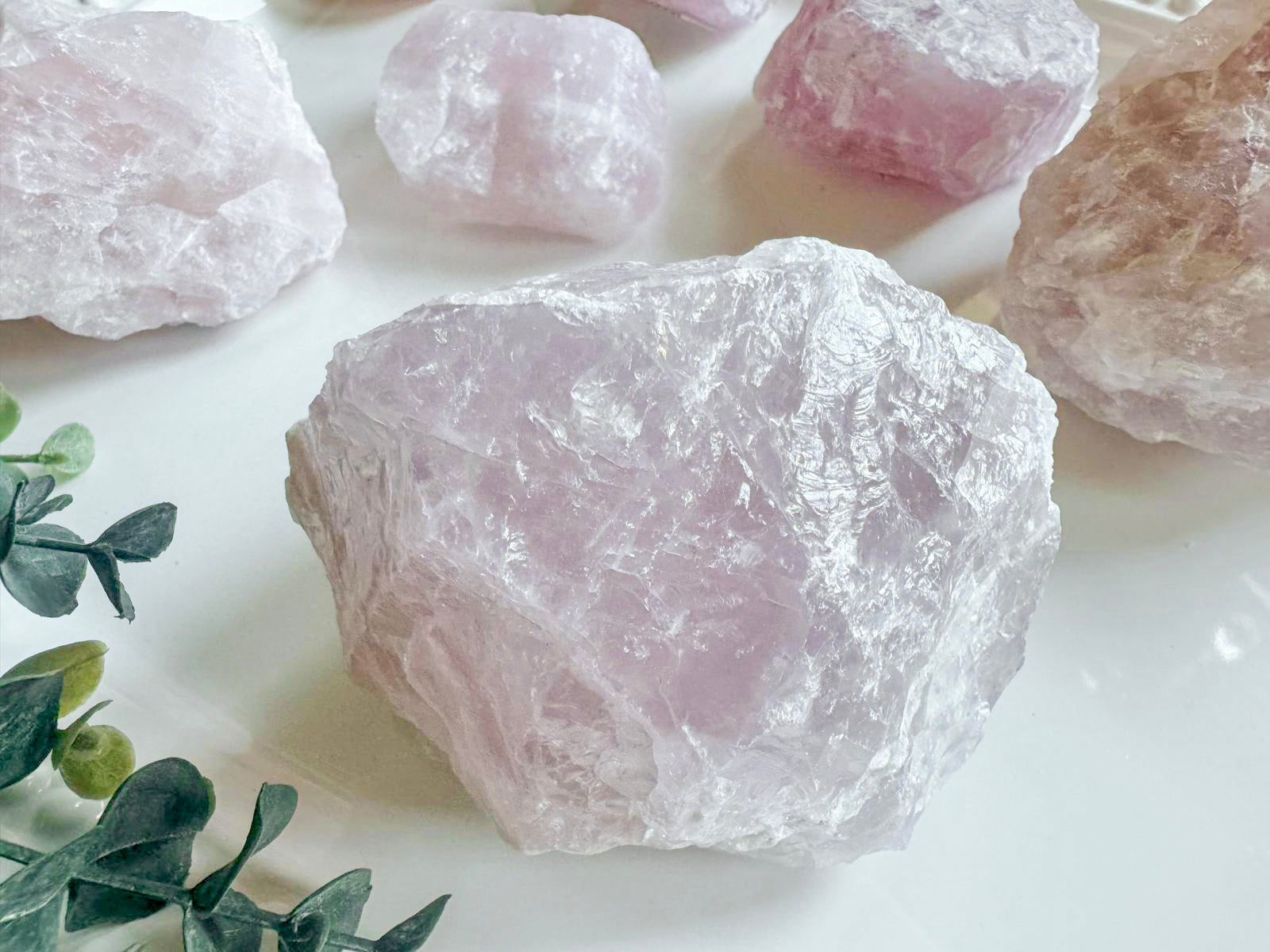 Rose Quartz Raw || Large