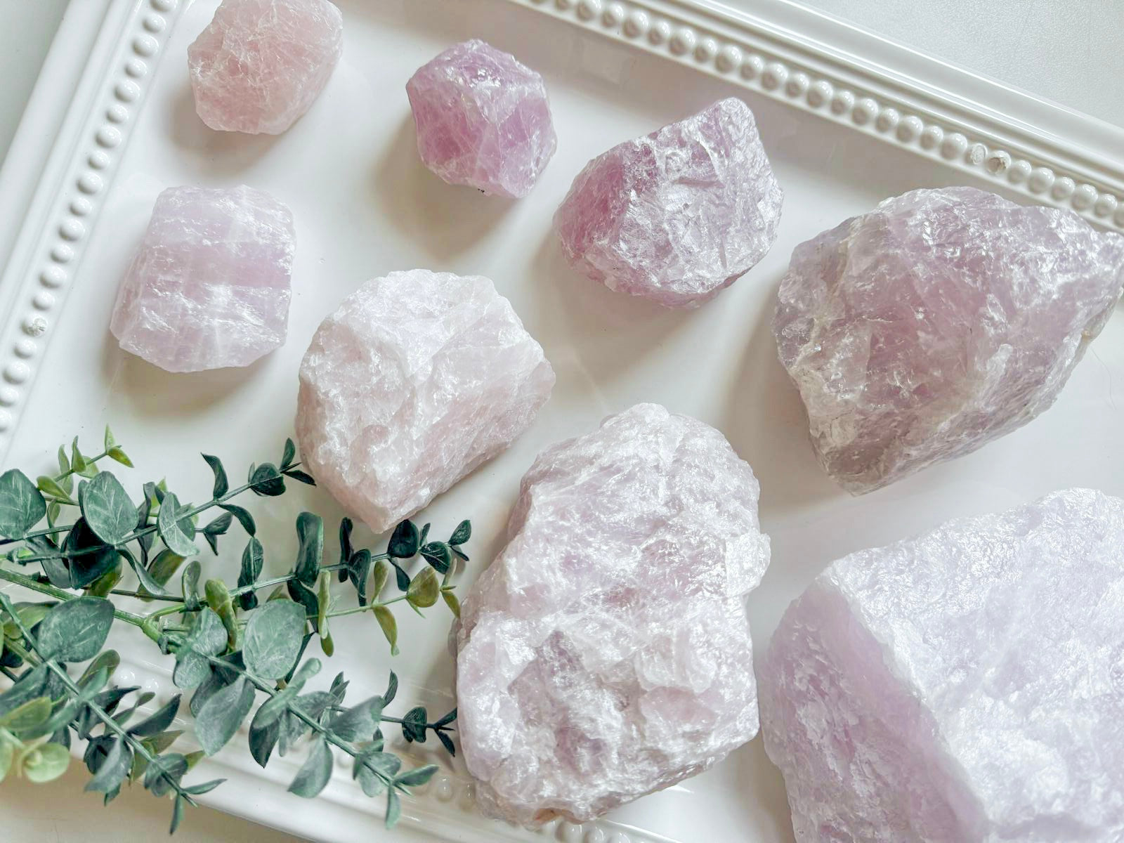Rose Quartz Raw || Large