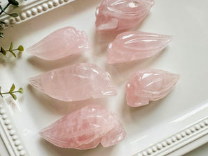 Rose Quartz Traveler Skull || Brazil