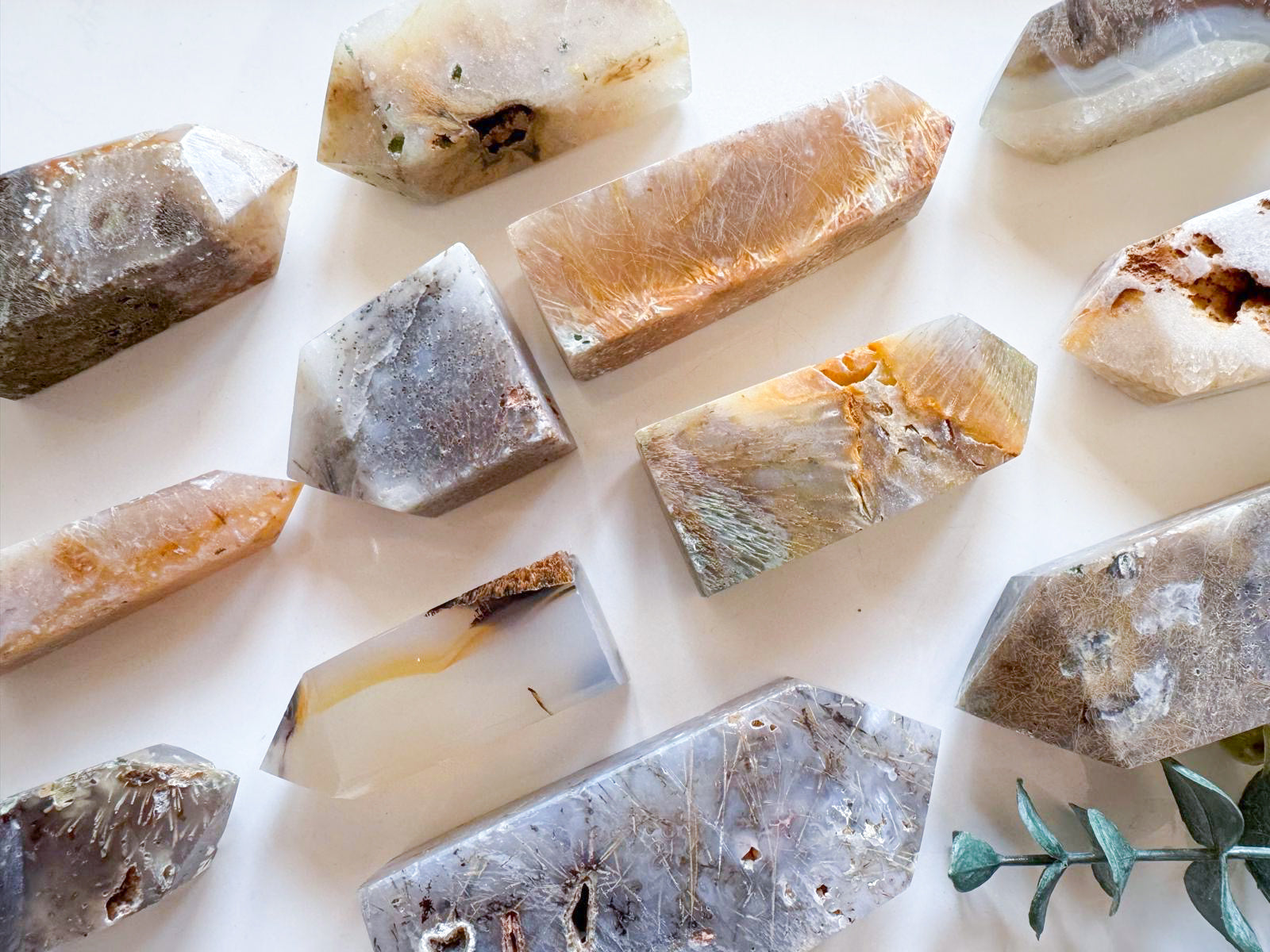 Rutilated Agate Points