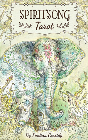 Spiritsong Tarot: 78-Card Tarot Deck with Animal Spirit Guides, Shamanic Symbolism, Hand-Drawn Visionary Artwork, Divine Guidance, 108-Page Guidebook