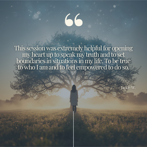 Sacred Boundaries: Building a Life You Love with Ashley - Friday, September 25 11am-12:30pm
