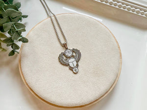 Scarab Necklace || Stainless Steel