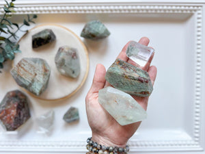 Seafoam Garden Quartz Free Form