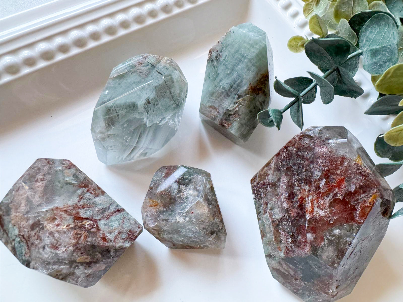 Seafoam Garden Quartz Free Form