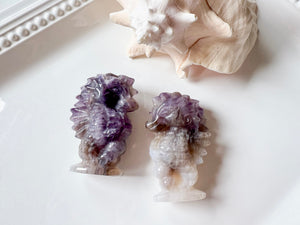 Seahorse Crystal Carving