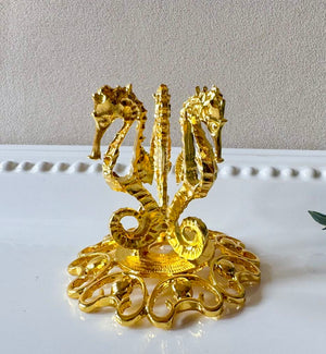 Seahorse Trio Metal Sphere Stand