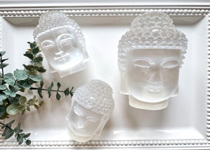 Selenite Buddha 