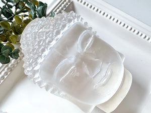 Selenite Buddha 