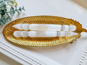 Selenite Carved Wand