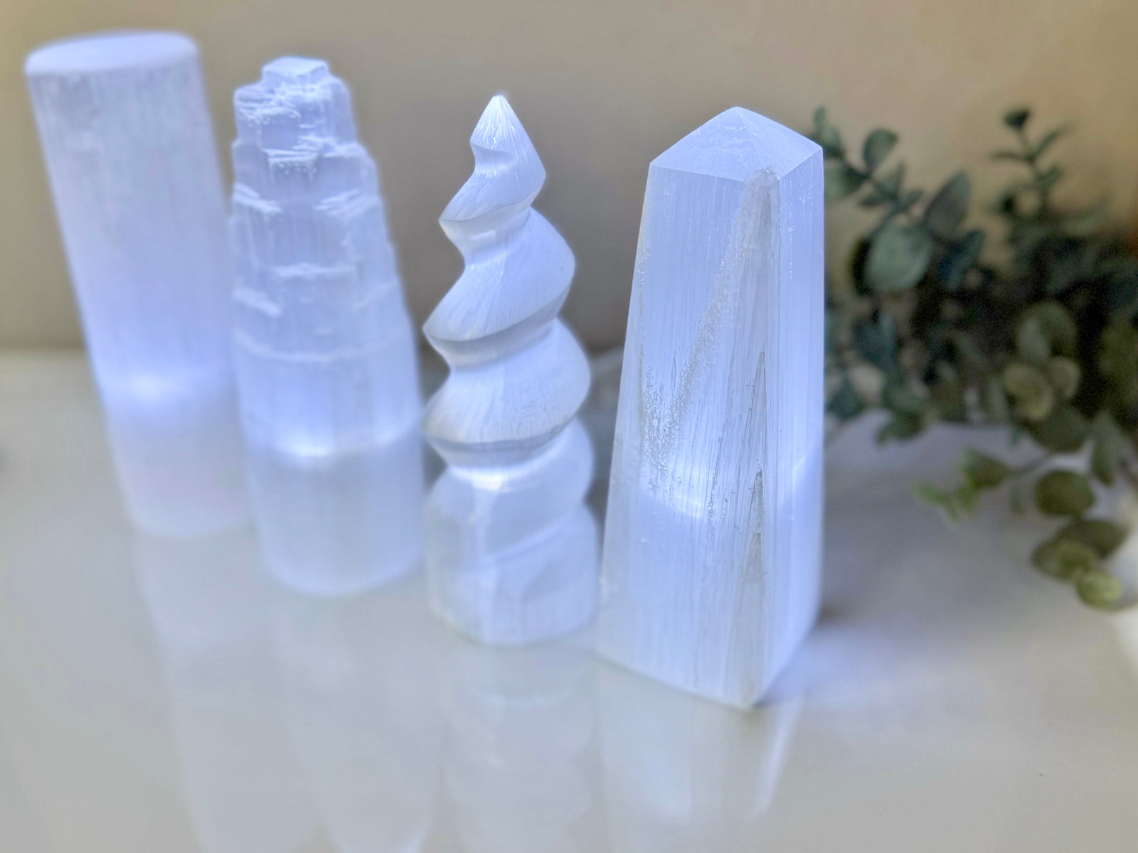 Selenite LED USB Lamp