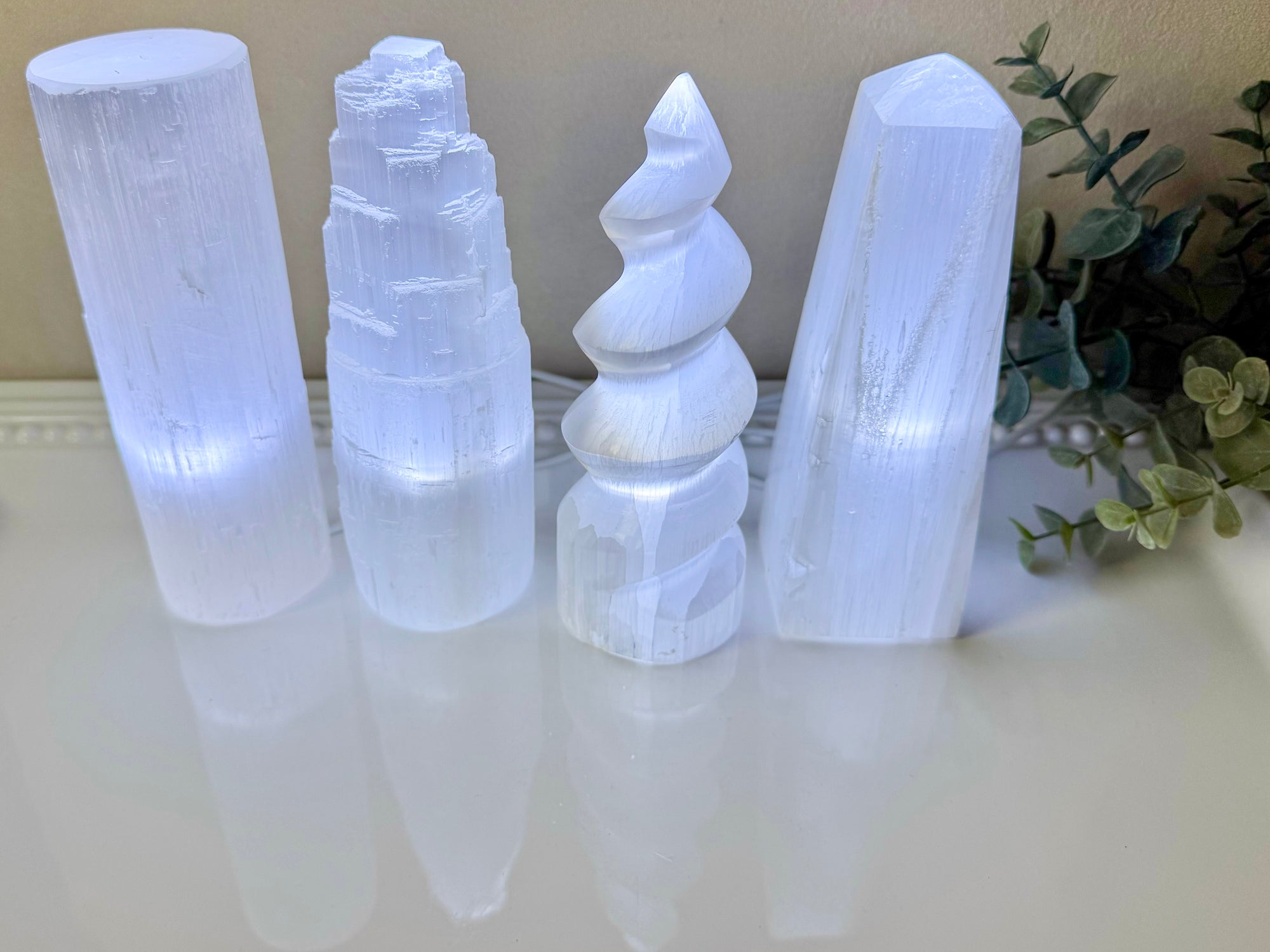 Selenite LED USB Lamp
