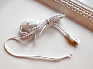 Selenite LED USB Lamp 71" cord