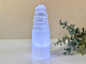 Selenite LED USB Lamp Mountain
