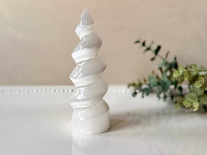 Selenite LED USB Lamp Spiral