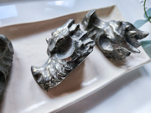 Pyrite Dragon Carving