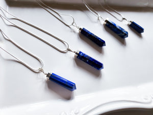 Lapis Lazuli Point Necklace