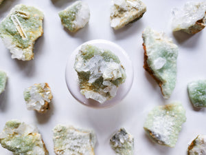 Prehnite with Quartz & Epidote