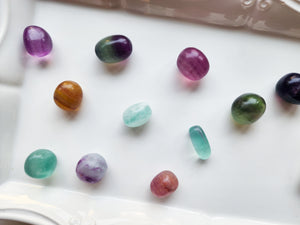 Fluorite (Rainbow) Round Tumbled Stone