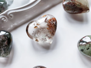 Garden Quartz (Lodolite) Heart