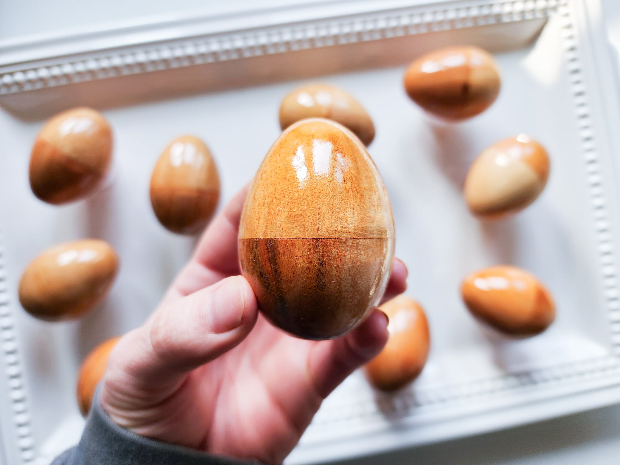 Wooden Egg Shaker