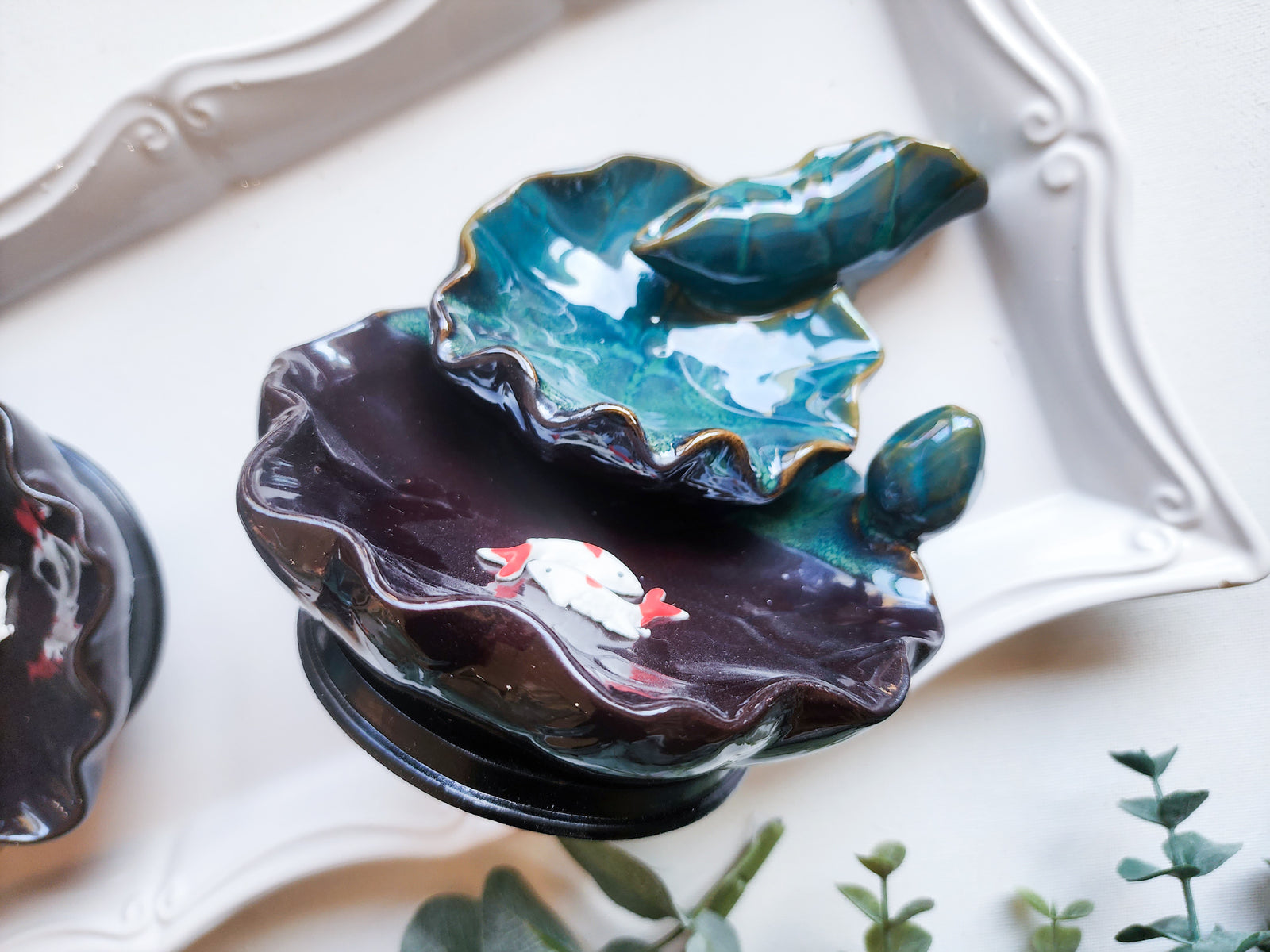 Backflow Incense Burner || Ceramic - Dragon