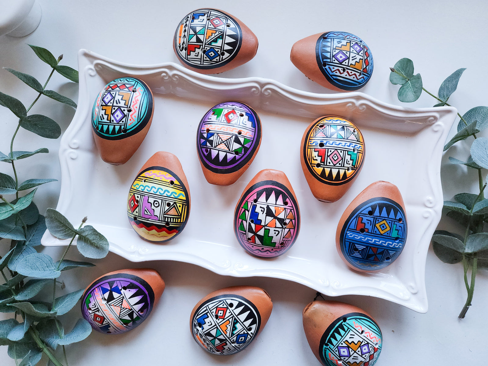 Clay Ocarina Whistle