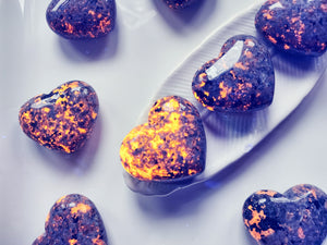 Flame Stone Heart || UV Reactive