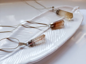 Rutilated Quartz Sterling Necklace