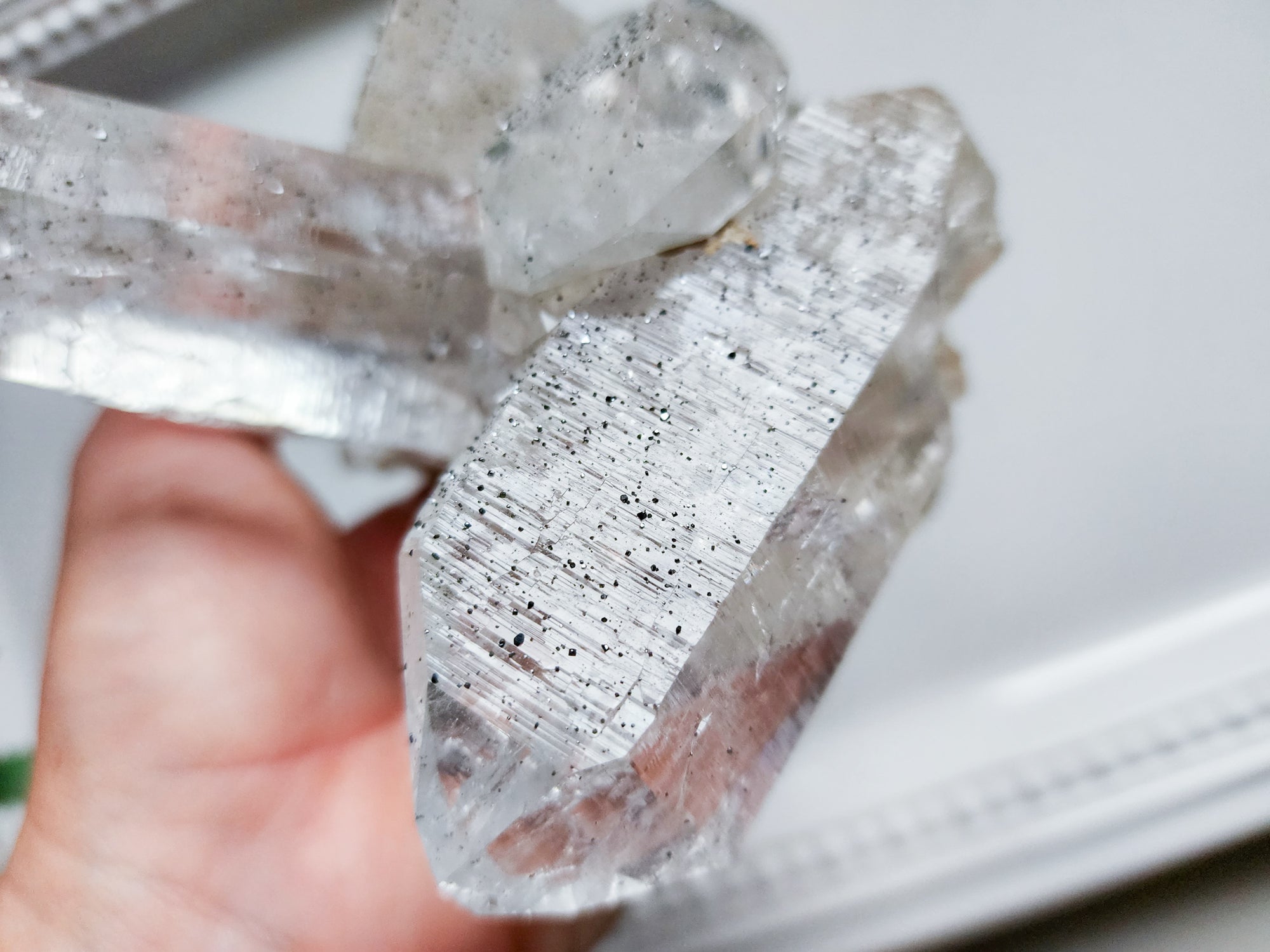 Himalayan Cathedral Quartz with Chlorite Rutile & Anatase || Rare