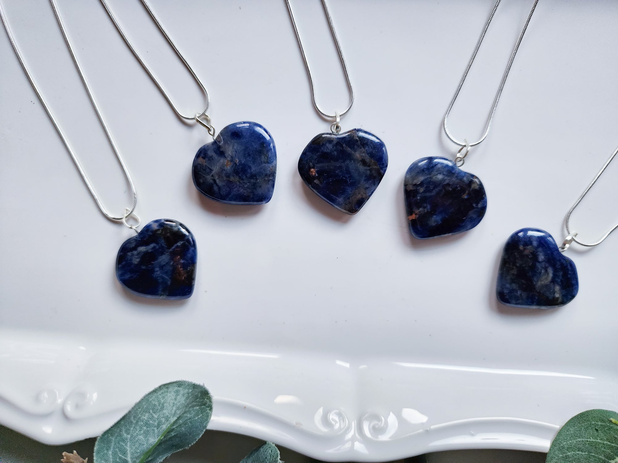 Sodalite Heart Necklace