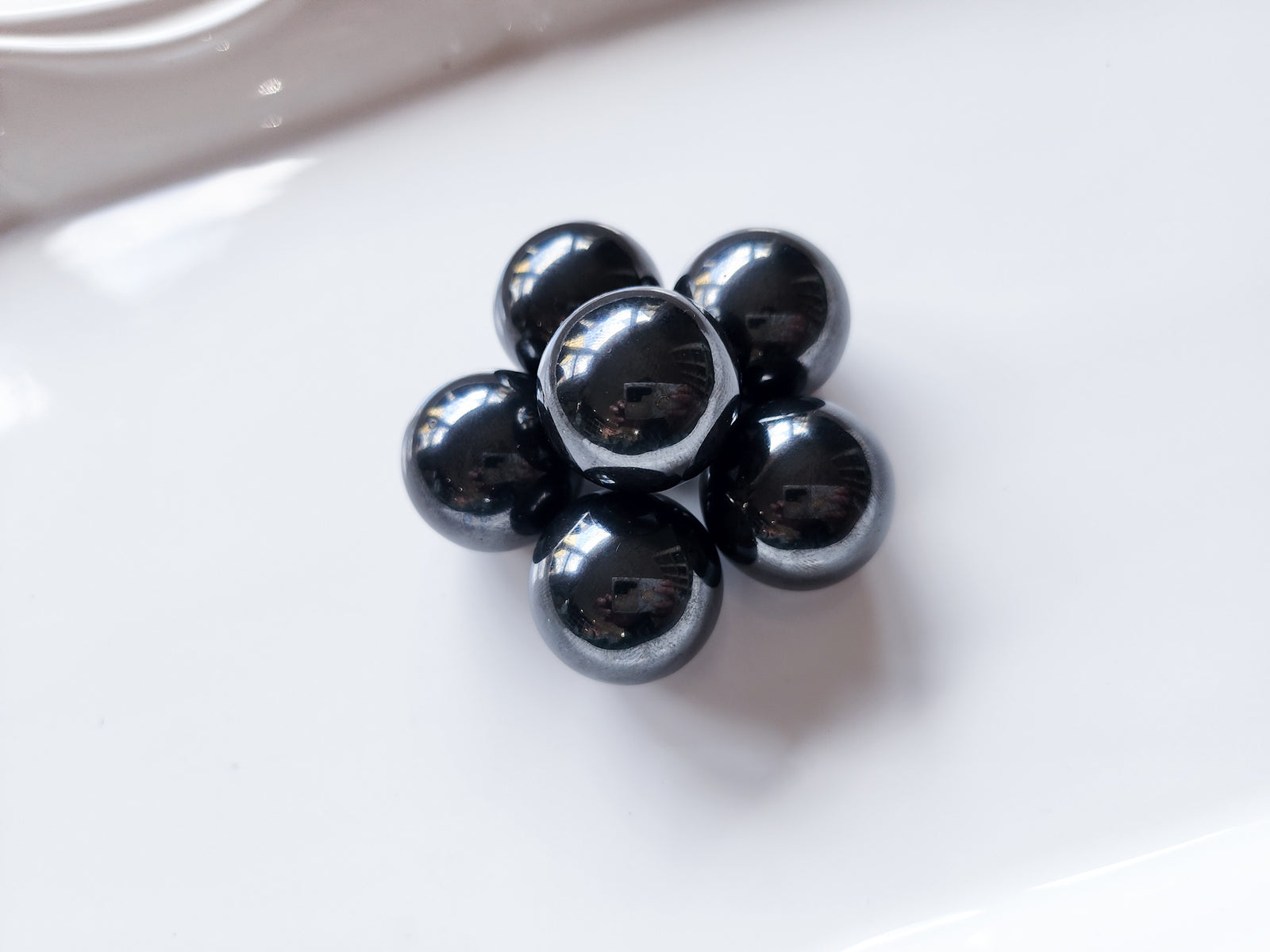Hematite Zingers || Pair Sphere