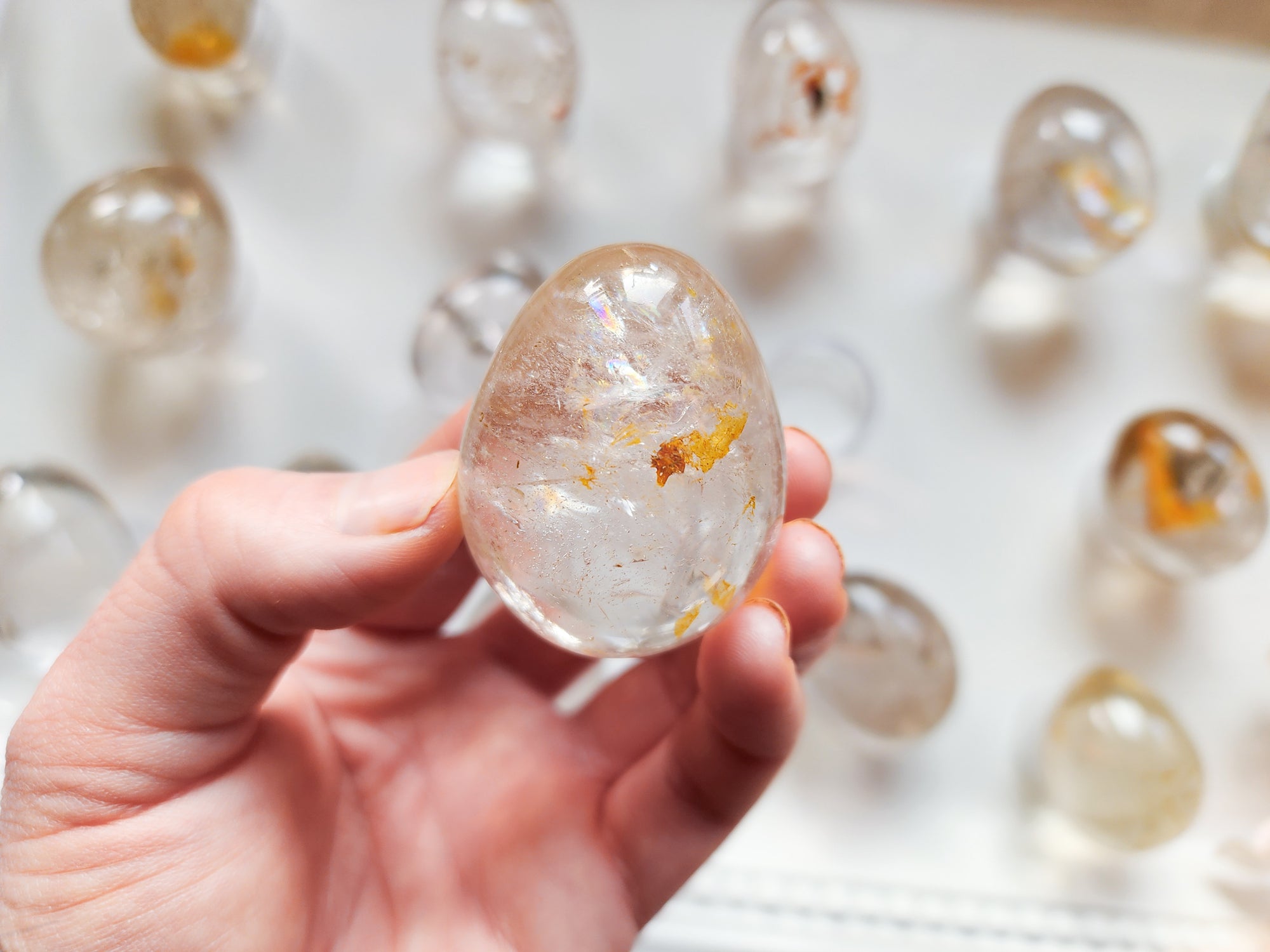 Clear Quartz Egg