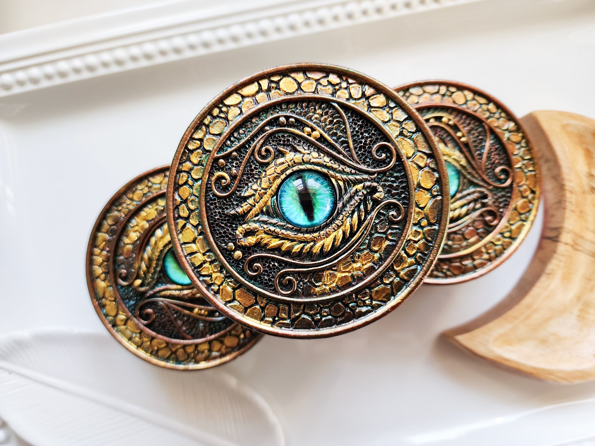 Dragon's Eye Round Keepsake Box