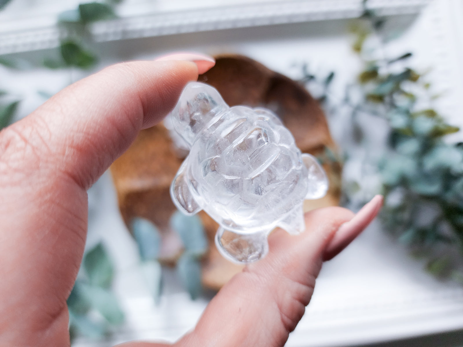 Clear Quartz Sea Turtle 1.75"